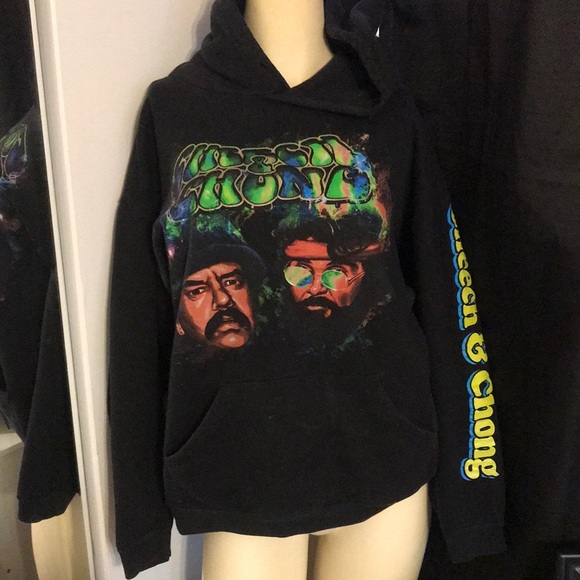 Cheech n Chong vintage graphic hoodie!! - Picture 1 of 4